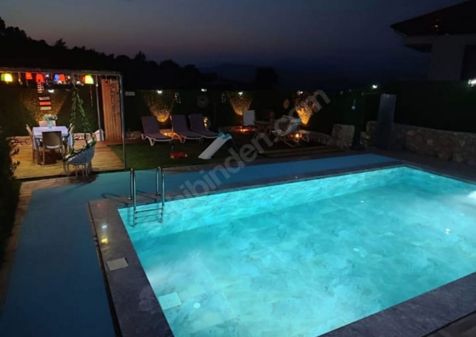 Fethiye Havuzlu Taş Ev Kiralama